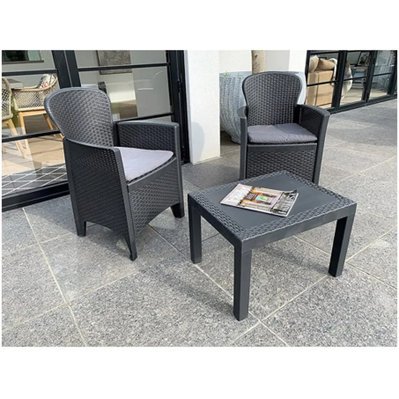 Imagen de SILLON RATAN RESINA 2 U + MESI