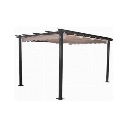 Imagen de PERGOLA ALUMINIO TOLDO CORRED