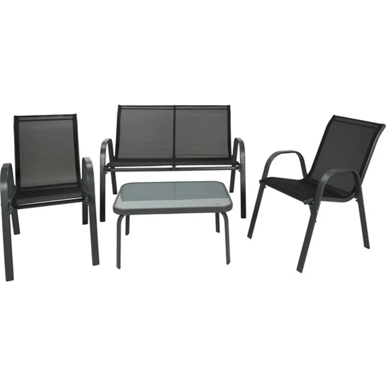 Imagen de CONJUNTO CAFE ACERO TEXTILENE