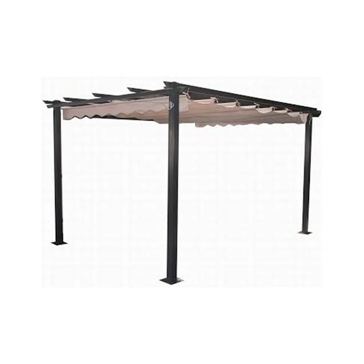 Imagen de PERGOLA ALUMINIO TOLDO CORRED