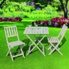 Imagen de MESA MADERA +2 SILLAS PLEGABLE