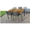 Imagen de MESA ALUMINIO POLYWOOD NEGRA/M