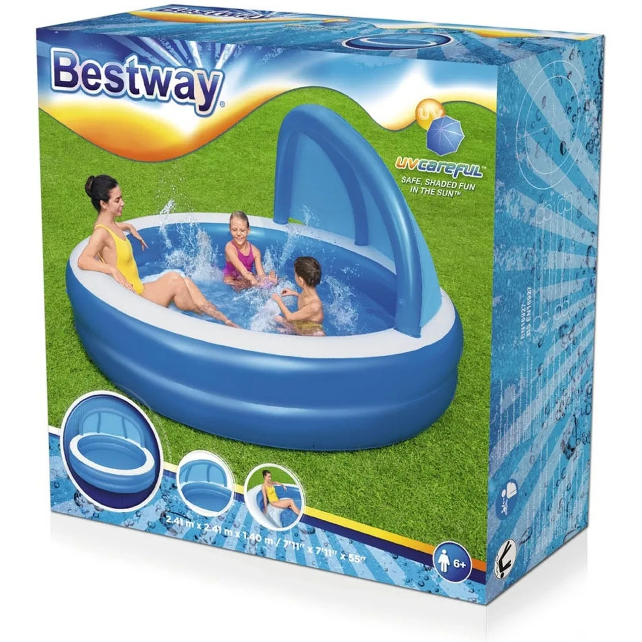 Imagen de PISCINA HINCH 241X241X140CM SU