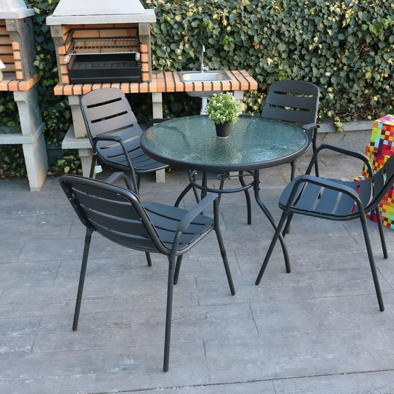 Imagen de SILLA JARD 54,4X63,4X81CM PUCO