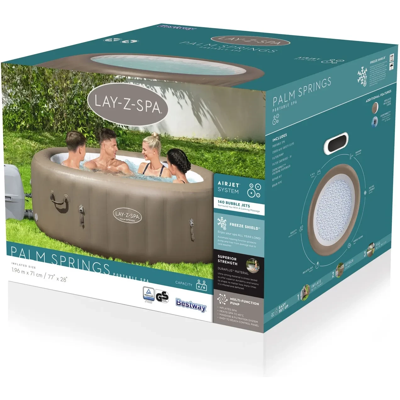 Imagen de SPA PISCINA 196X71CM 963LT SPR