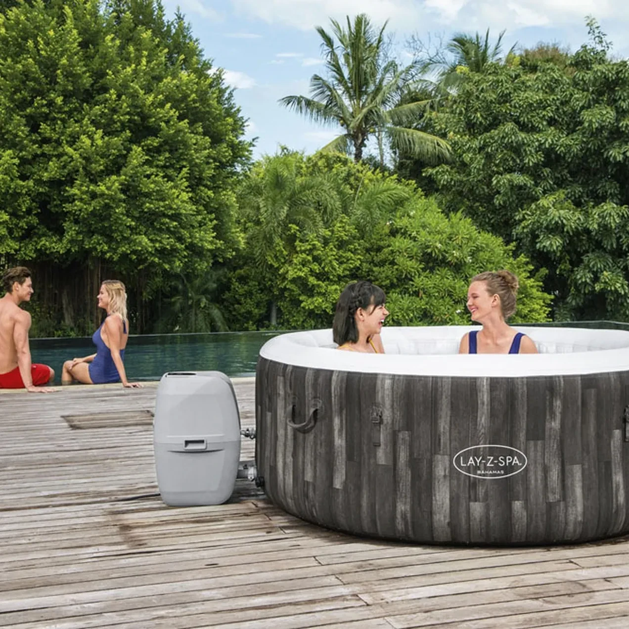 Imagen de SPA PISCINA 180X66CM BAHAMAS