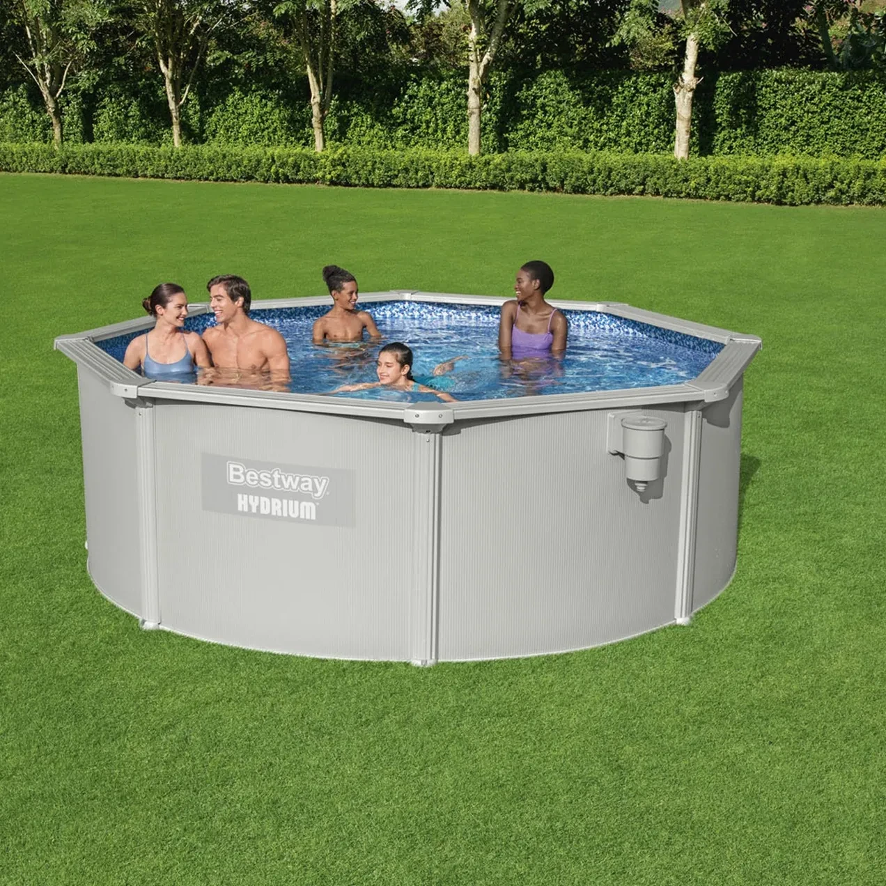 Imagen de PISCINA CHAPA 360X120CM HYDRIU