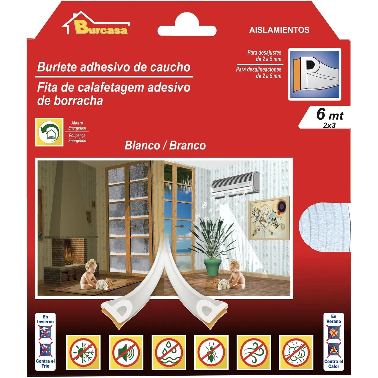 Imagen de BR BURLETE CAUCHO P 6MT BLANCO BR BURLETE CAUCHO P 6MT BLANCO
