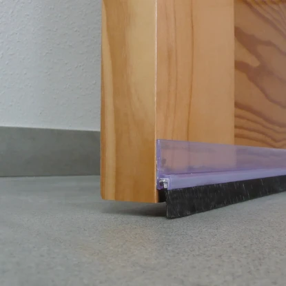 Imagen de BR BURLETE PVC FLECOS TRANSPARENTE 1MTR BR BURLETE PVC FLECOS TRANSPARENTE 1MTR