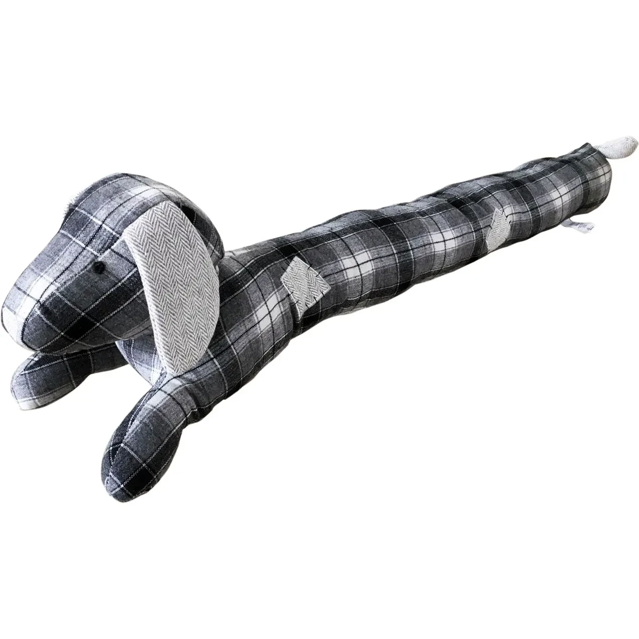 Imagen de BR BURLETE TEXTIL "PERRO CUADRO GRIS" 90 CM LARGO BR BURLETE TEXTIL "PERRO CUADRO GRIS" 90 CM LARGO