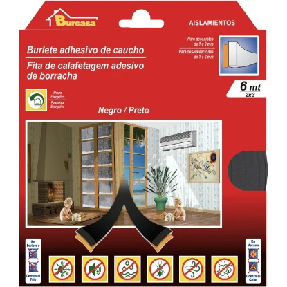 Imagen de BR BURLETE CAUCHO I 6MT NEGRO BR BURLETE CAUCHO I 6MT NEGRO