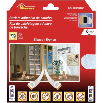 Imagen de BR BURLETE CAUCHO D 6MT BLANCO BR BURLETE CAUCHO D 6MT BLANCO