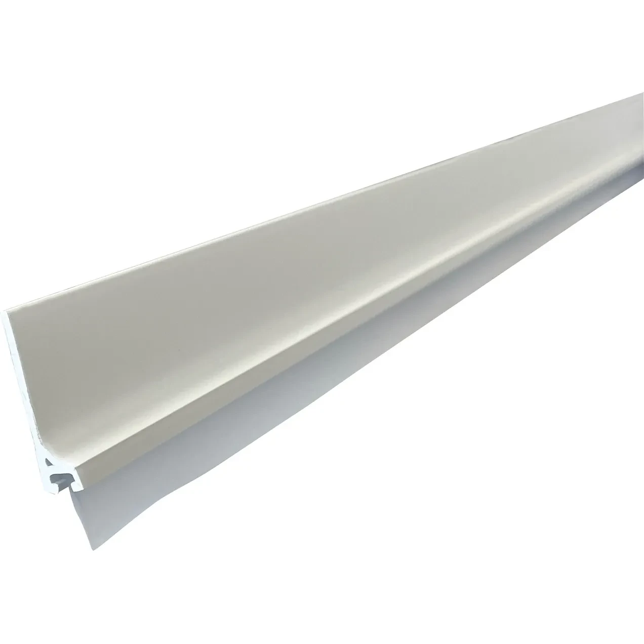 Imagen de SOPORTE PLASTICO BLANCO+TIRA LABIO TRANSP PVC 1MT SOPORTE PLASTICO BLANCO+TIRA LABIO TRANSP PVC 1MT