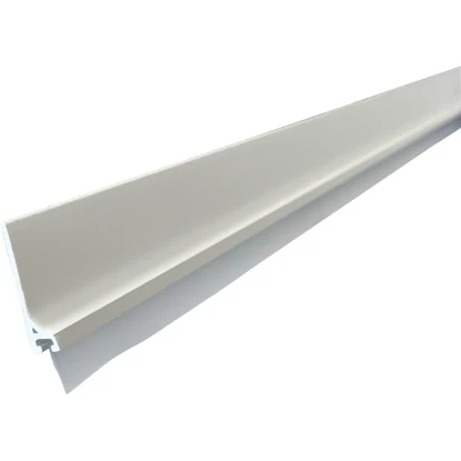 Imagen de SOPORTE PLASTICO BLANCO+TIRA LABIO TRANSP PVC 1MT SOPORTE PLASTICO BLANCO+TIRA LABIO TRANSP PVC 1MT