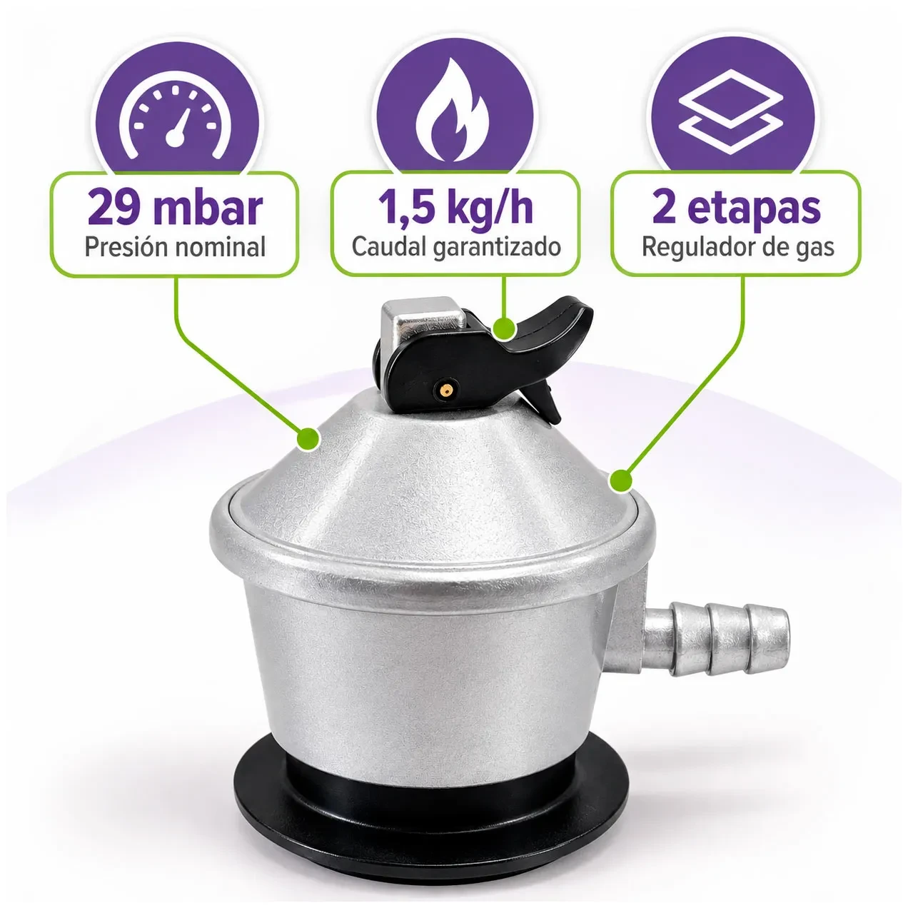 Imagen de HM REGULADOR GAS DOMESTICO HM REGULADOR GAS DOMESTICO