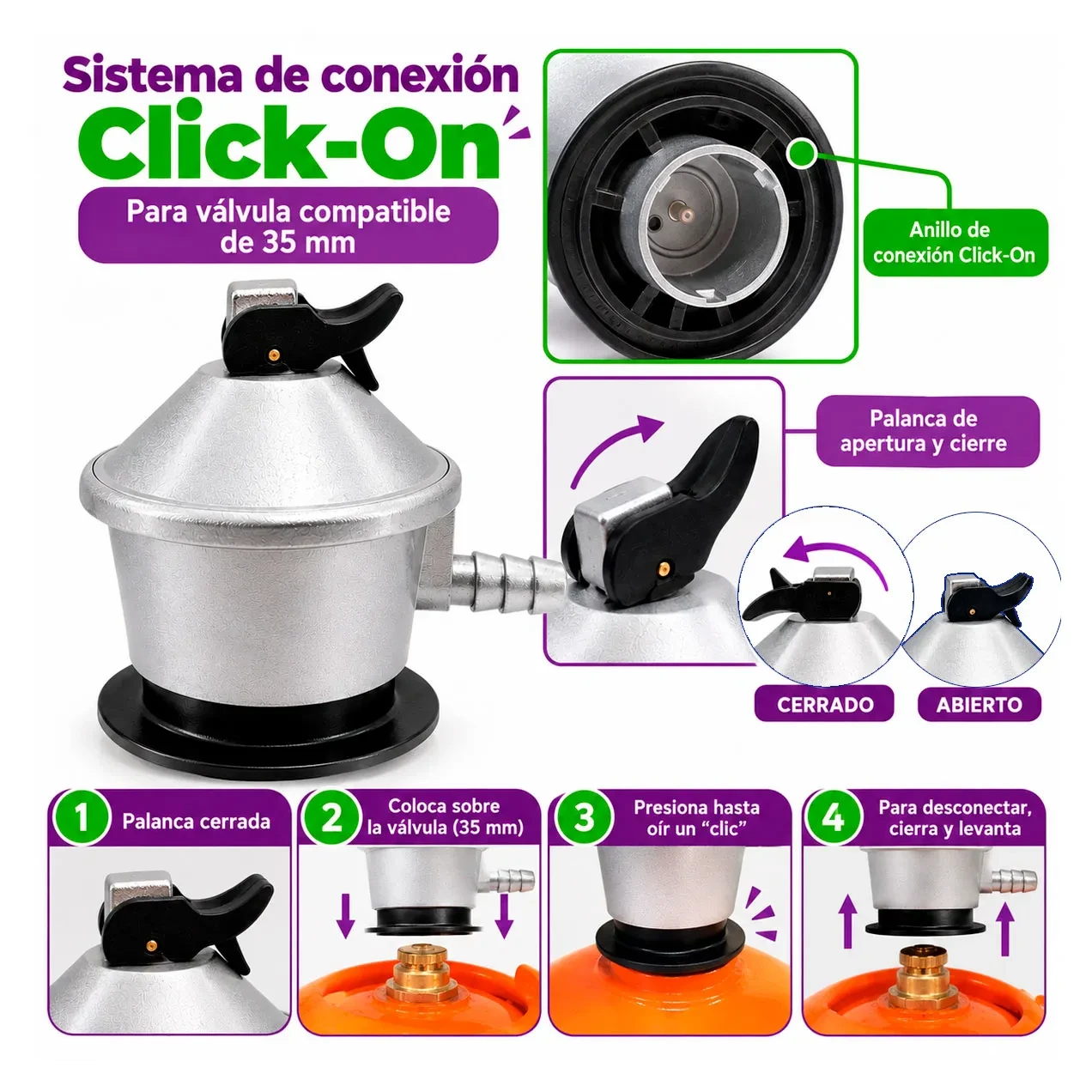 Imagen de HM REGULADOR GAS DOMESTICO HM REGULADOR GAS DOMESTICO